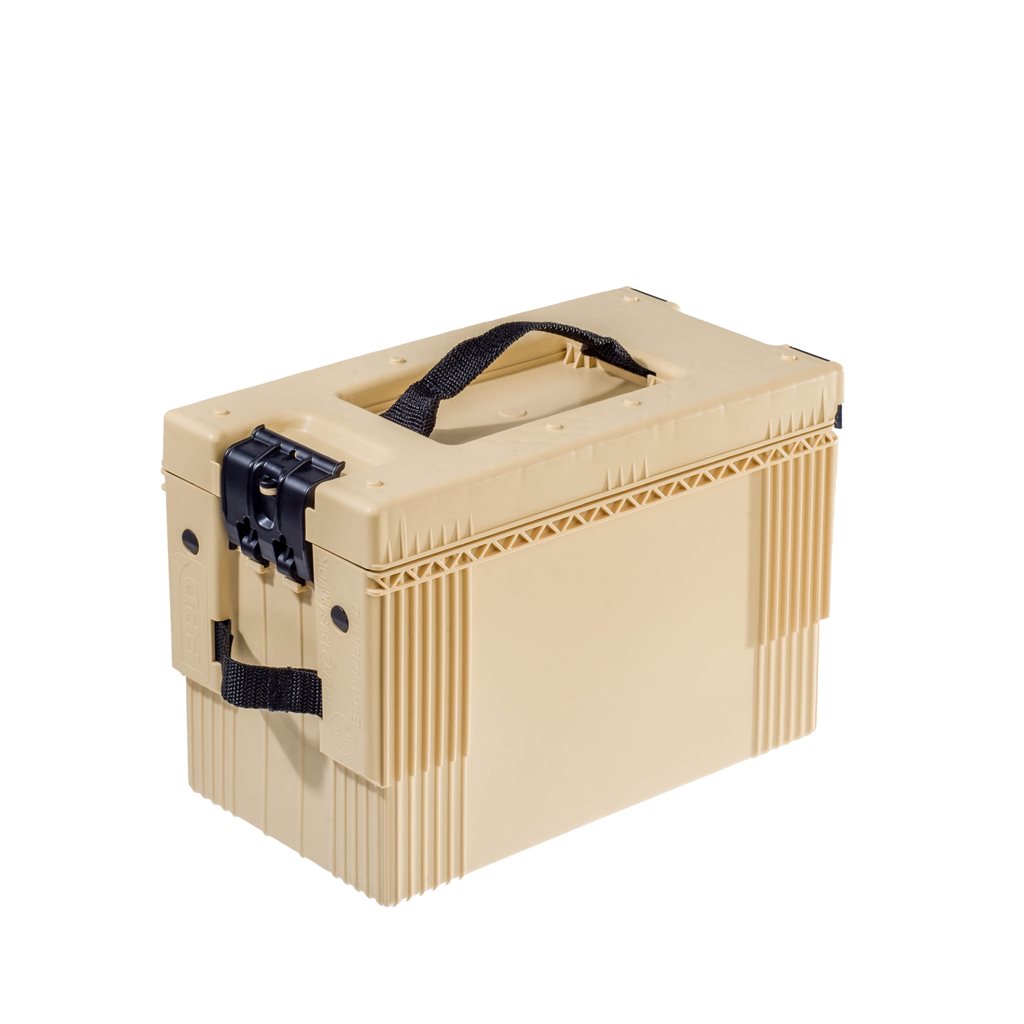 Estuche plástico DESERT para munición, resistente ABS