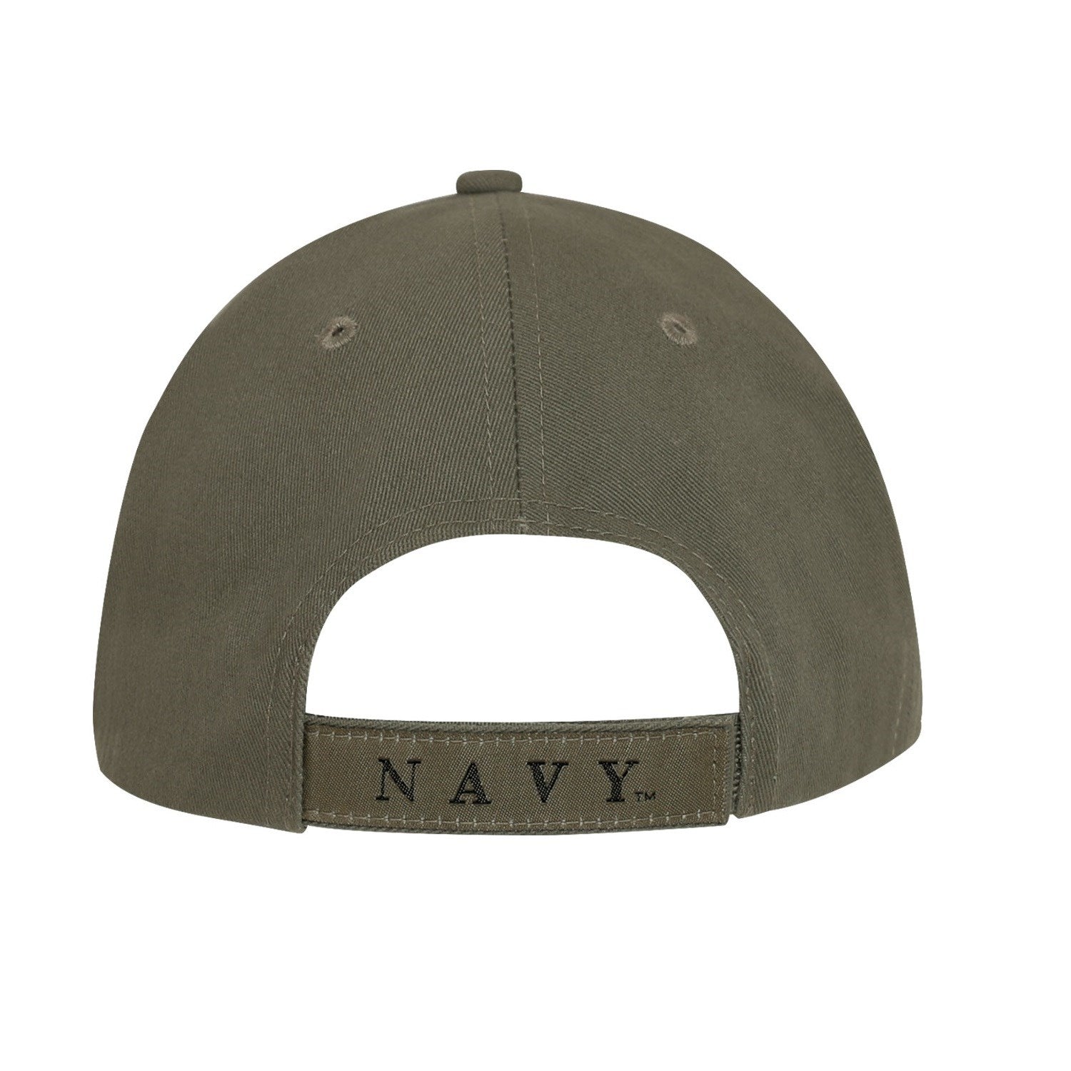 Gorra DELUXE NAVY verde con bordado 3D NAVY y visera rígida tipo sándwich