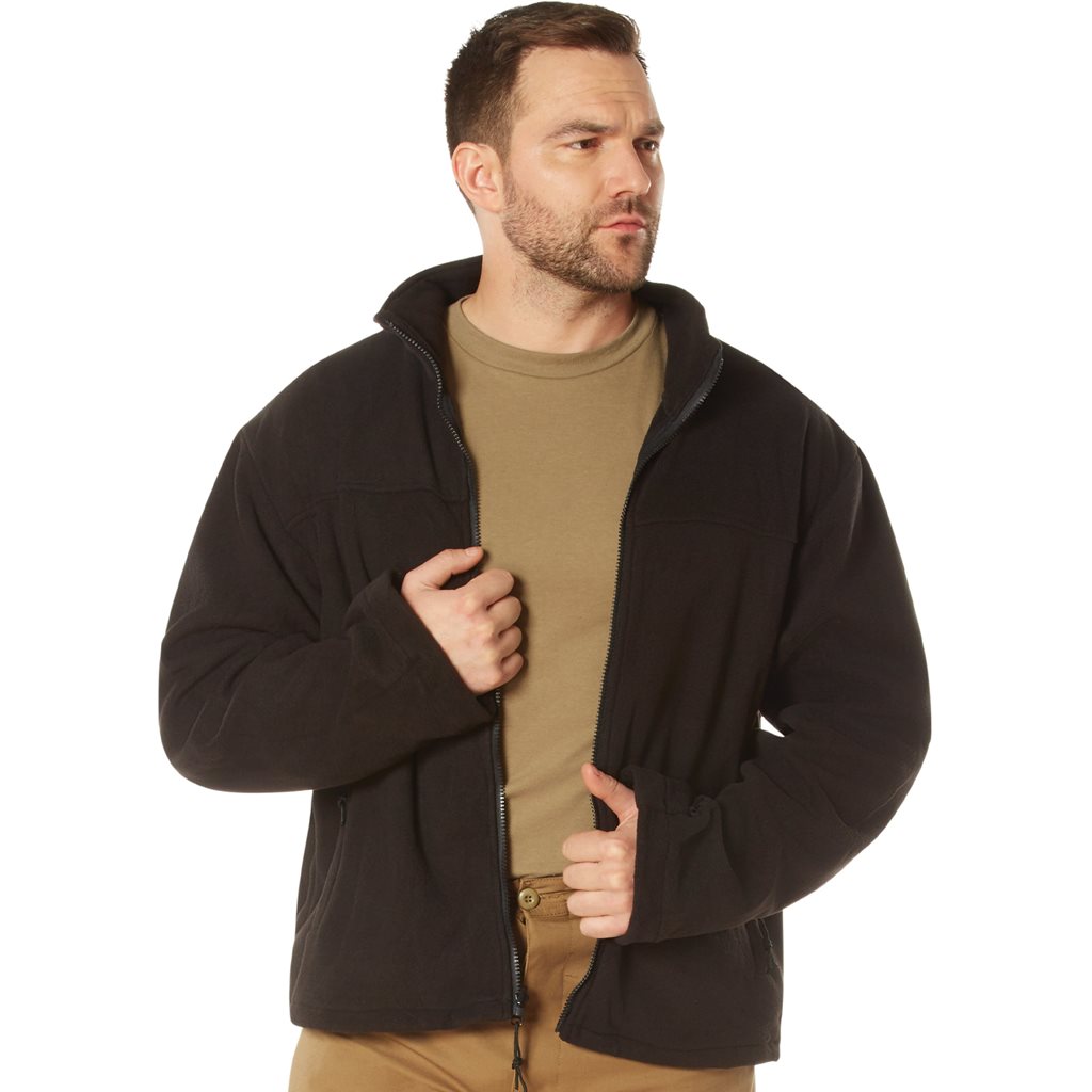 Chaqueta 3 en 1 SPEC OPS softshell negra, con forro polar interior desmontable