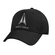 Gorra béisbol SPACE FORCE negra ajustable 100% algodón