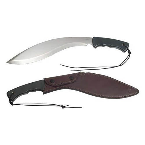 Cuchillo GURU KHUKRI con hoja de acero inoxidable 420 y mango de goma endurecida