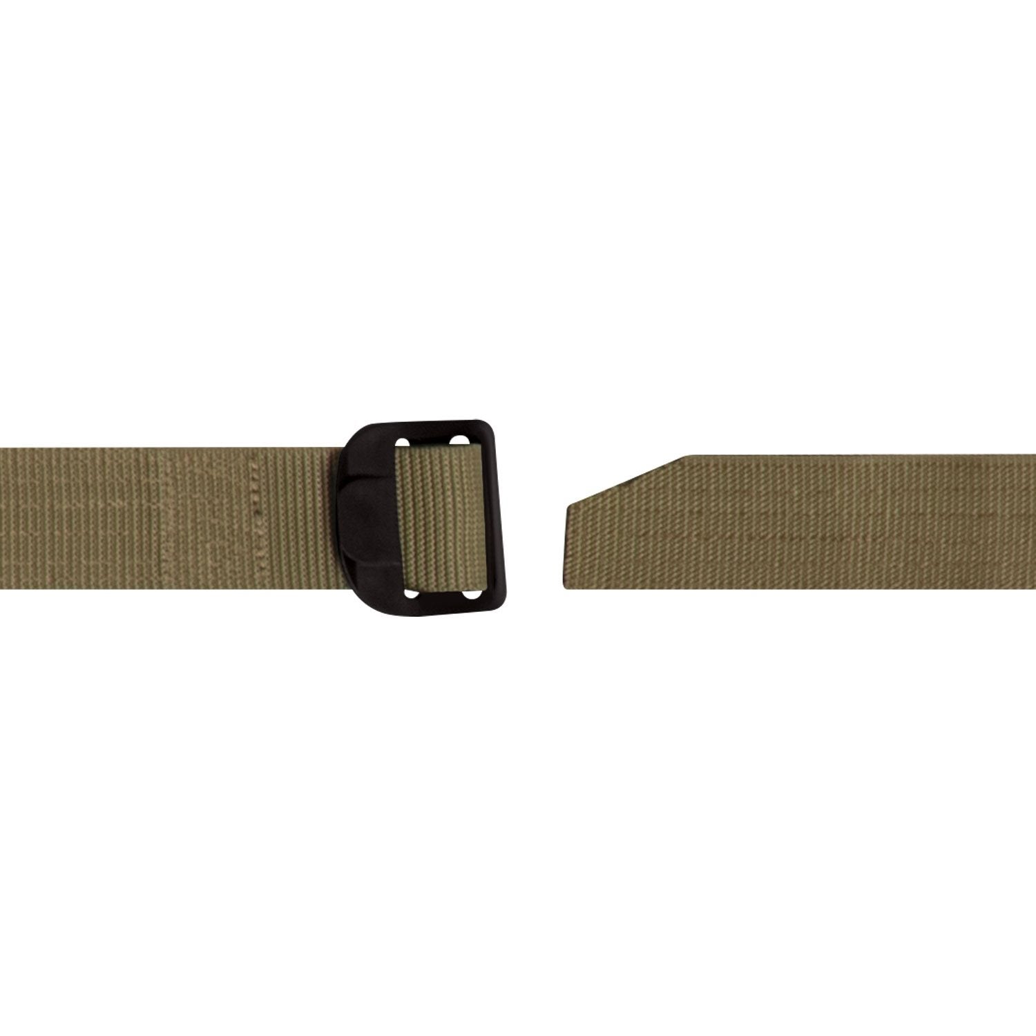 Cinturón reversible Airport Friendly Coyote/Negro, nylon 38 mm con hebilla de plástico negra