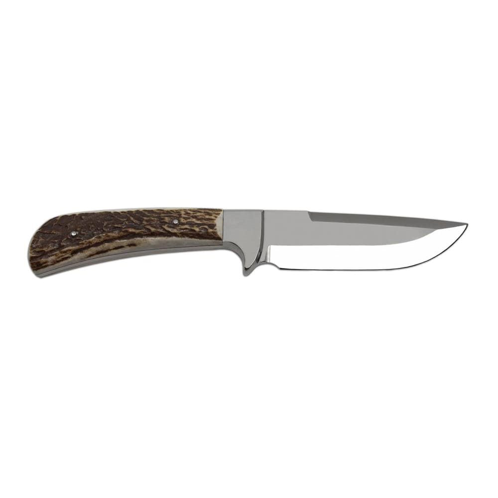 Cuchillo de caza NEREZ con hoja de acero inoxidable 420 de 130 mm y mango de asta