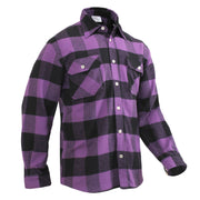 Camisa leñador de flannel a cuadros, resistente y clásica