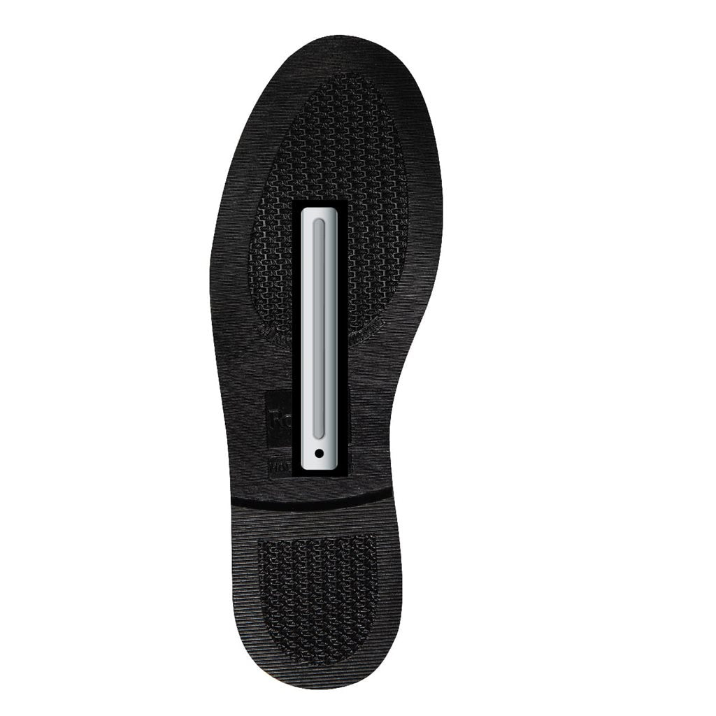 Zapatos Oxford marrón de piel para uniforme con suela resistente a aceites y plantilla extraíble