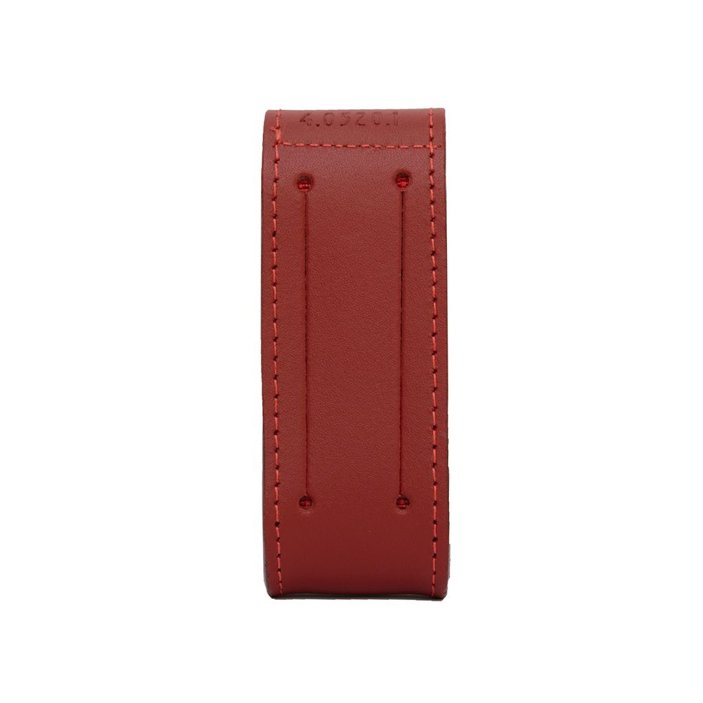 Funda de cuero roja para cuchillo 91 mm