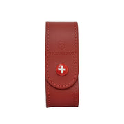 Funda de cuero roja para cuchillo 91 mm