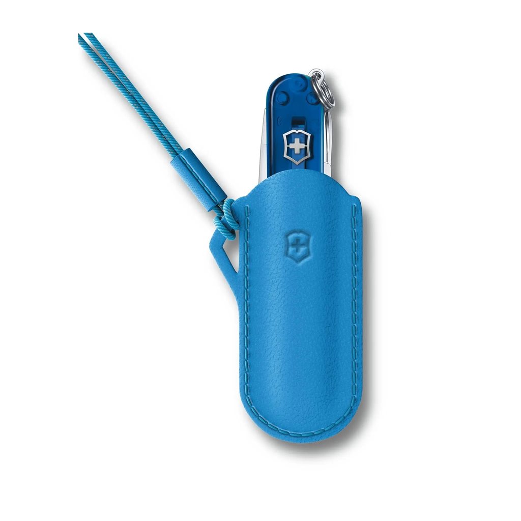 Funda de cuero Victorinox para navaja Classic SD 58 mm - Wet Sand