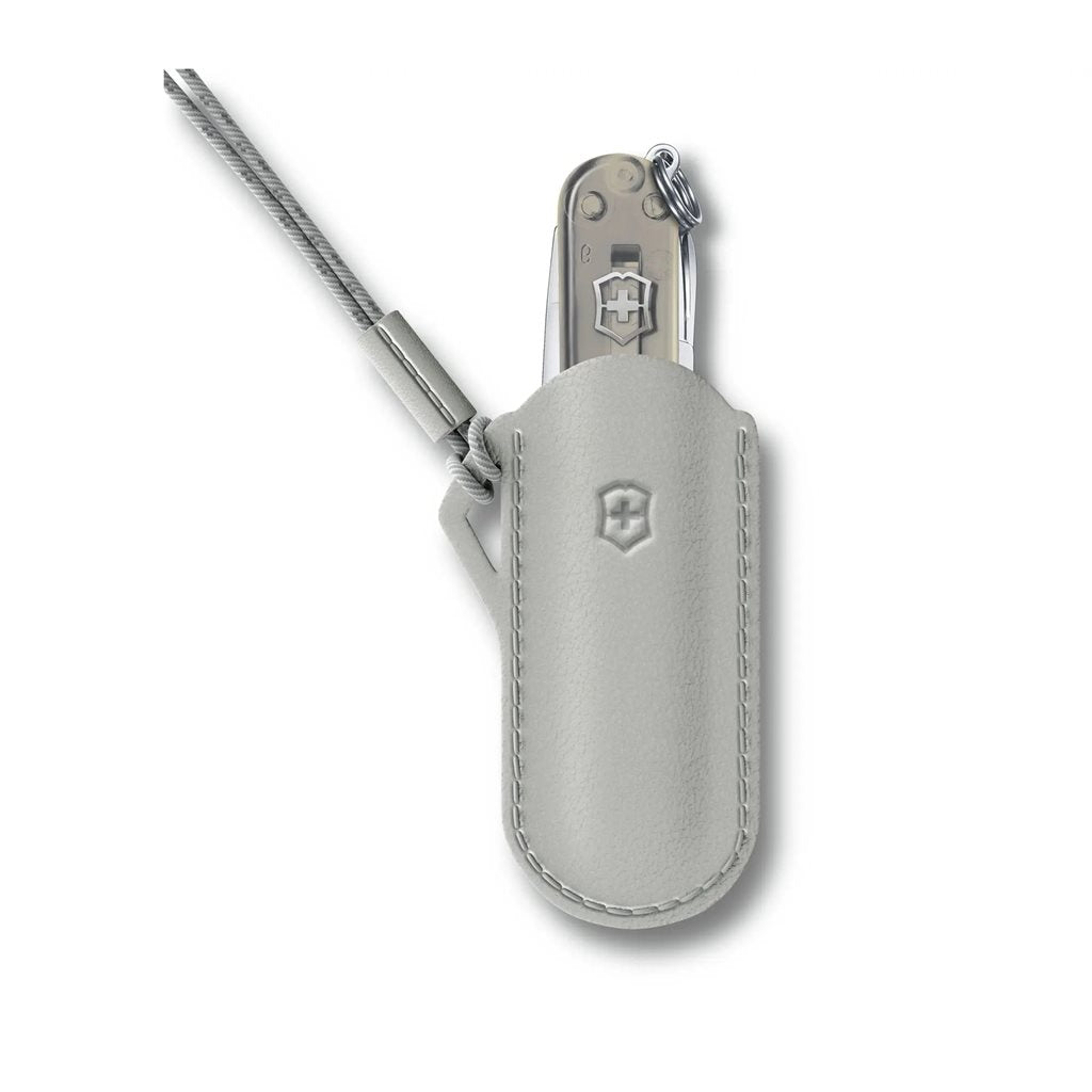 Funda de cuero Victorinox para navaja Classic SD 58 mm - Wet Sand