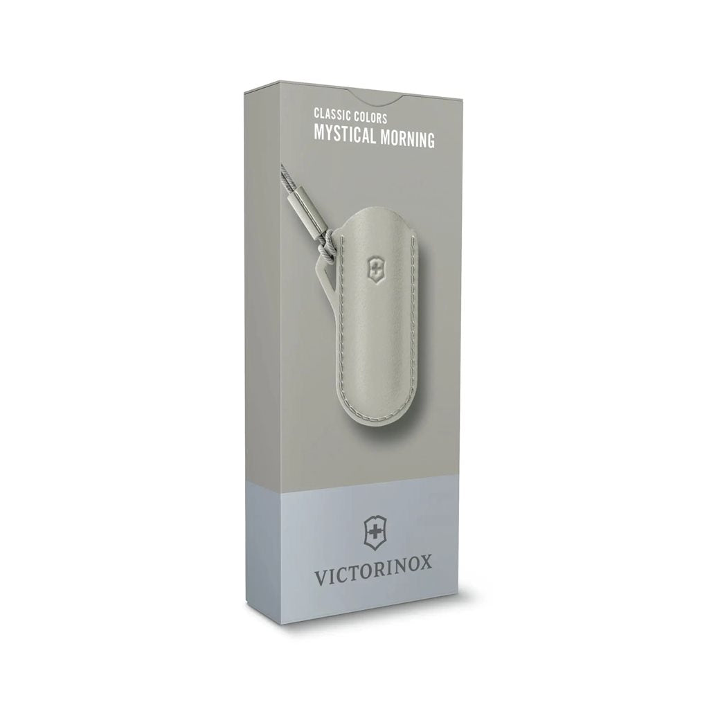 Funda de cuero Victorinox para navaja Classic SD 58 mm - Wet Sand