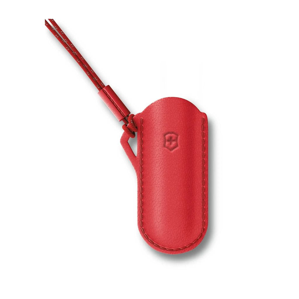 Funda de cuero roja para navaja Victorinox Classic SD 58 mm
