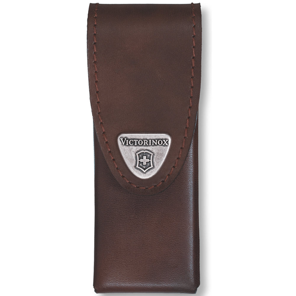 Funda de cuero marrón para SwissTool Spirit - protección y transporte
