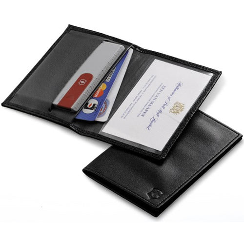 Funda de cuero negra para SwissCard - imagen del producto