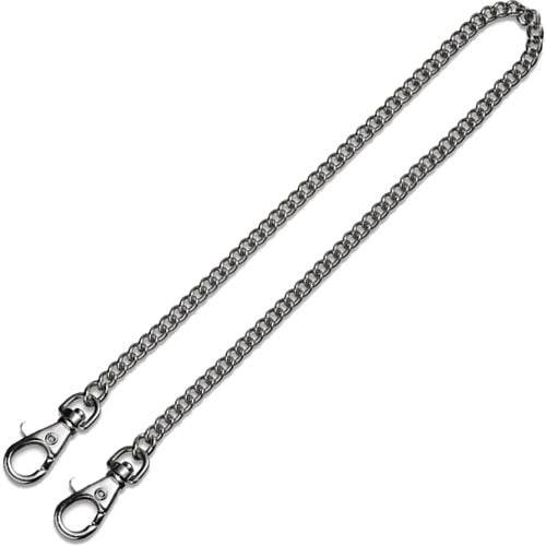 Cadena colgante 40 cm diámetro 1,5 mm con mosquetones en ambos extremos
