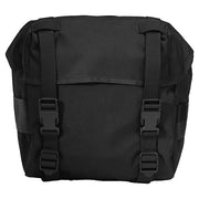 Bolsa de campo pequeña negra tipo G.I. para 3 días con clips ALICE y hebillas fastex