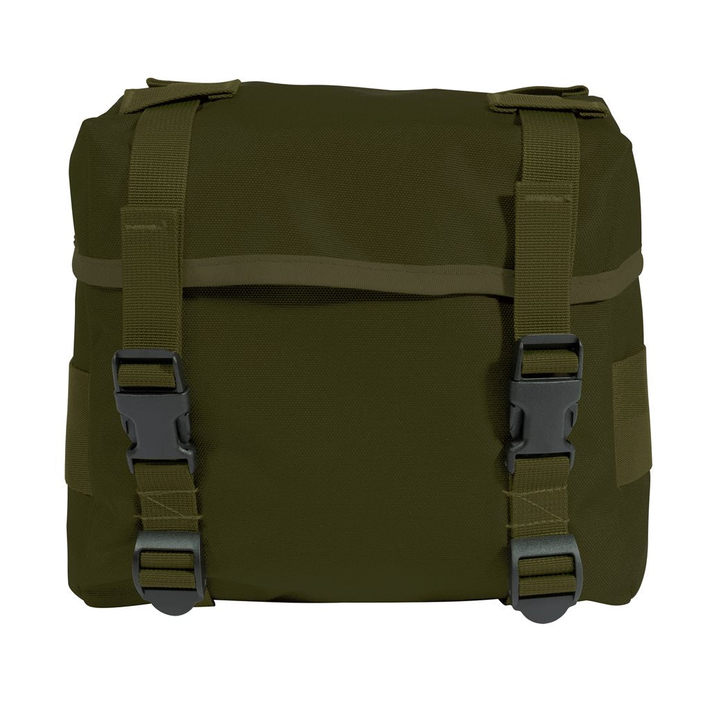 Mochila pequeña de campaña G.I. verde – 3 días, clips ALICE y cierres Fastex