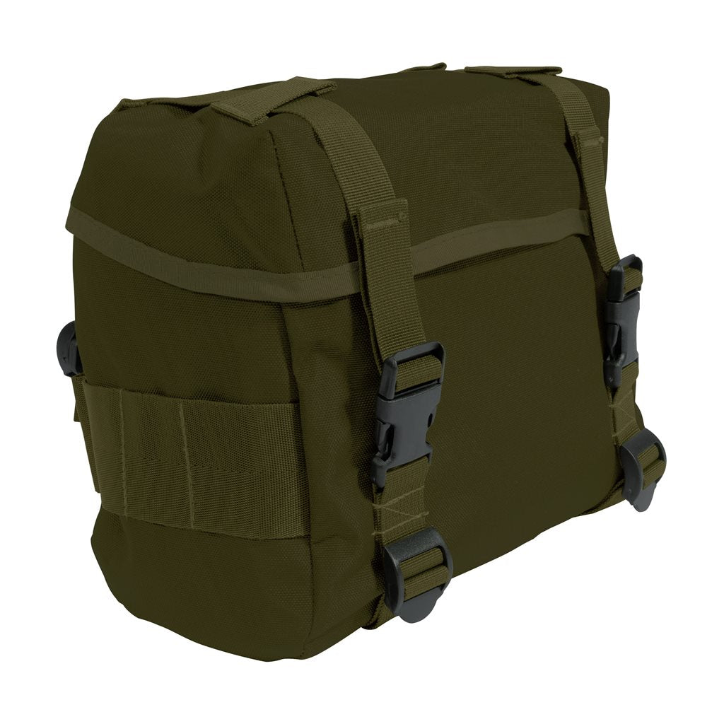 Mochila pequeña de campaña G.I. verde – 3 días, clips ALICE y cierres Fastex