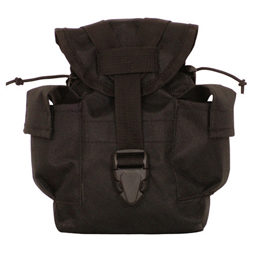Funda MOLLE II universal para botella 1Q negra