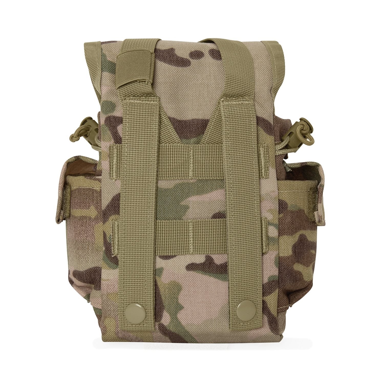 Funda MOLLE II universal para botella 1Q con bolsillos laterales