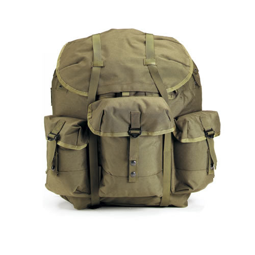 Mochila ALICE Enhanced grande verde con armazón, marca Rothco