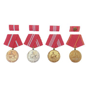 Sada medailí NVA/DDR KAMPFGRUPPE - conjunto de medallas otorgadas en la RDA