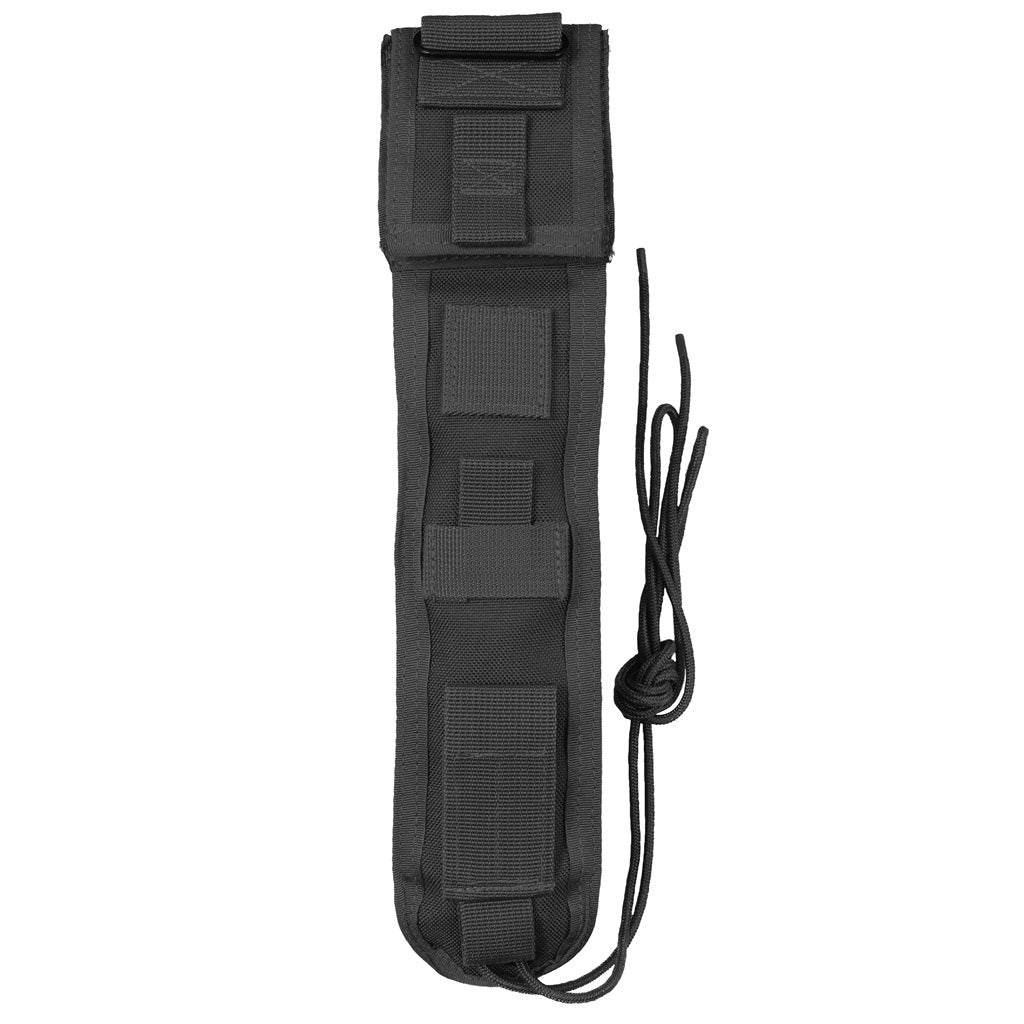 Funda negra para cuchillo de hoja fija 7" / 17,8 cm, con sujeción al cinturón