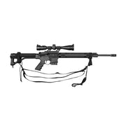 Correa para arma tres puntos Military negra, ancho 3,1 cm, polipropileno