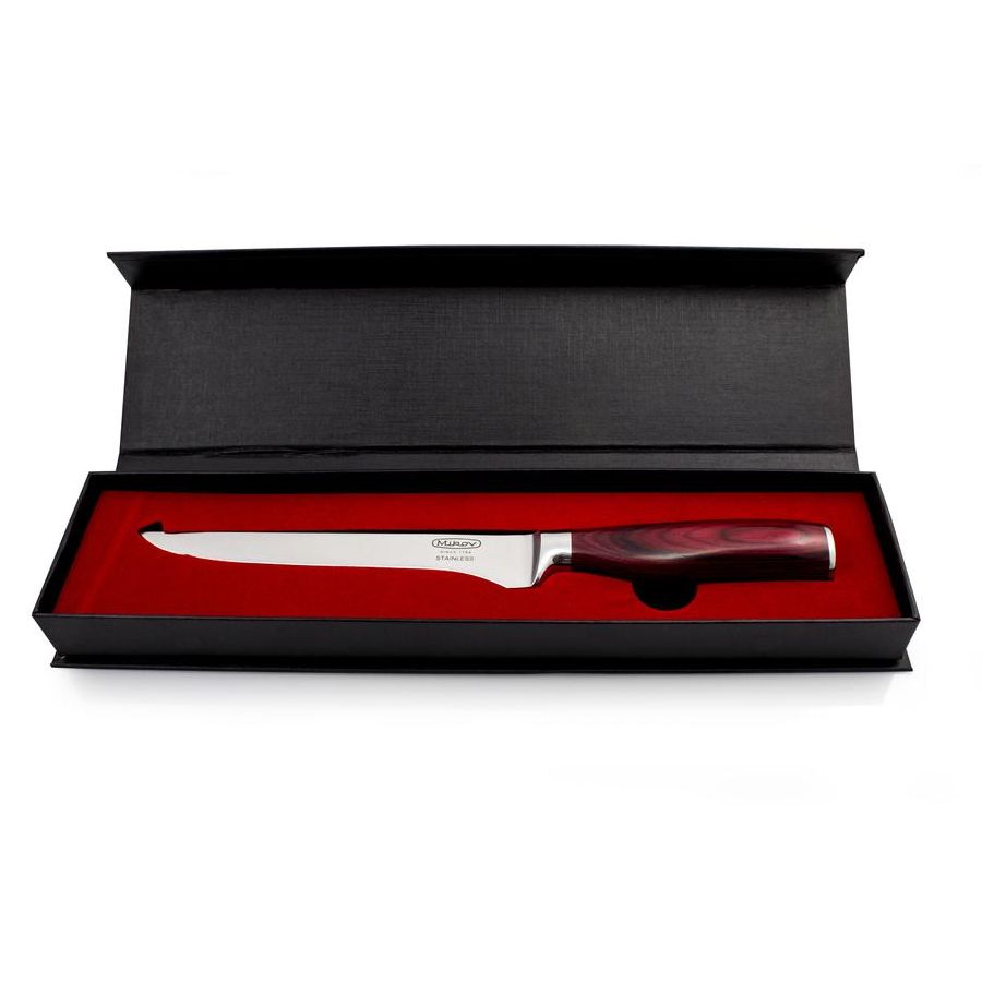 Cuchillo de deshuesar RUBY con hoja de acero inoxidable DIN 1.4116 y mango de madera