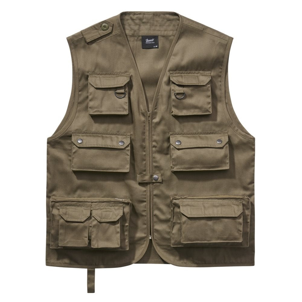 Vesta HUNTING verde para hombre - chaleco de caza y pesca