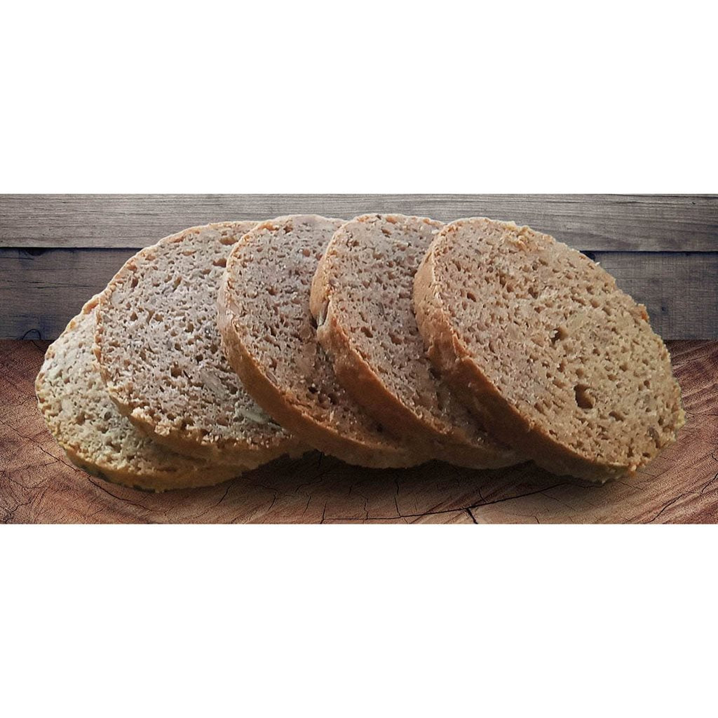Pan de trigo y centeno en lata 400 g hecho a mano. Ingredientes de Alemania.
