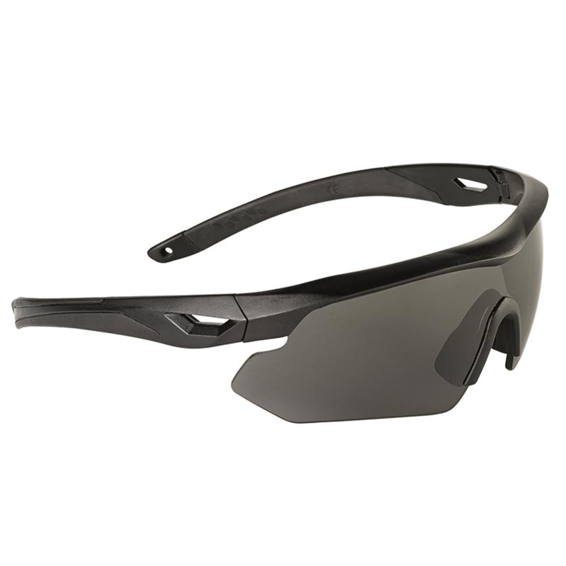 Gafas ligeras de tiro Nighthawk con tres cristales (claro, ahumado, naranja)