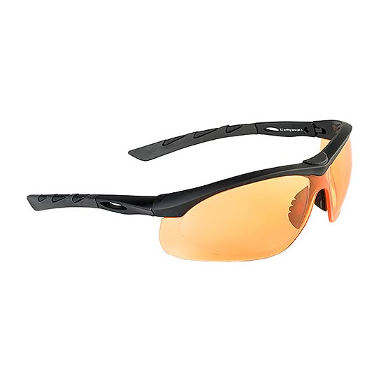 Gafas SWISS EYE LANCER con cristales naranjas y protección balística y UV