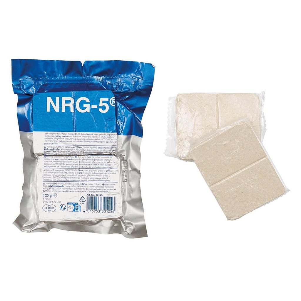 Ración de emergencia NRG-5 125 g - alimento de larga conservación