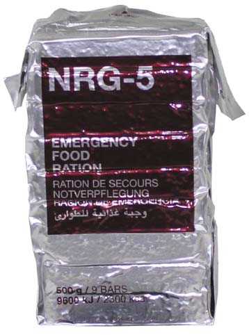 Ración de emergencia NRG-5 500 g