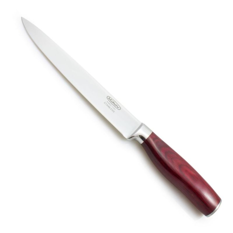 Cuchillo porcionador RUBY de MIKOV, hoja acero 1.4116, mango madera