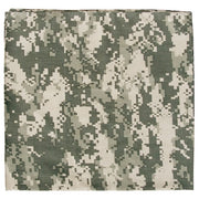 Pañuelo 55 x 55 cm ARMY ACU DIGITAL de algodón con bordes rematados y estampado camuflaje