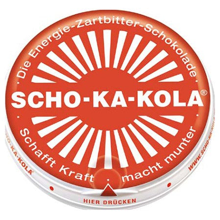 Paquete de chocolate energético Scho-Ka-Kola amargo 100 g