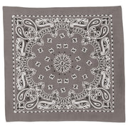 Pañuelo TRAINMEN gris 55 x 55 cm estilo western 100% algodón