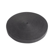 Cinta de cinturón Kurta negra 3 cm x 45 m en rollo, tejido 100% algodón