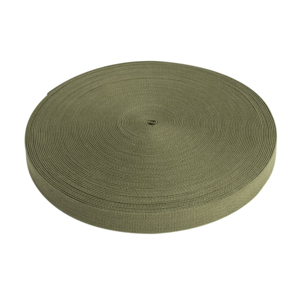Cinta de cinturón Kurta negra 3 cm x 45 m en rollo, tejido 100% algodón