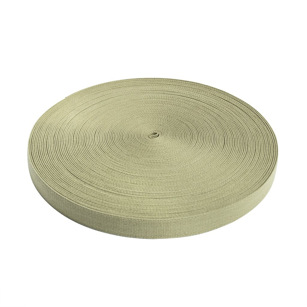 Cinta de cinturón Kurta negra 3 cm x 45 m en rollo, tejido 100% algodón