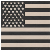 Pañuelo bandera USA 55 x 55 cm Desert, cuatro puntas de algodón
