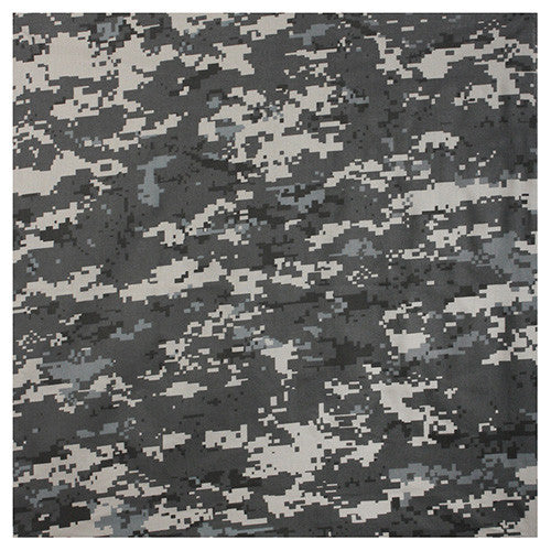 Pañuelo 55 x 55 cm ARMY ACU DIGITAL de algodón con bordes rematados y estampado camuflaje
