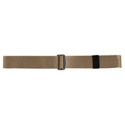 Cinturón BDU khaki de nylon 45 mm con hebilla metálica pasadora, talla 110 cm