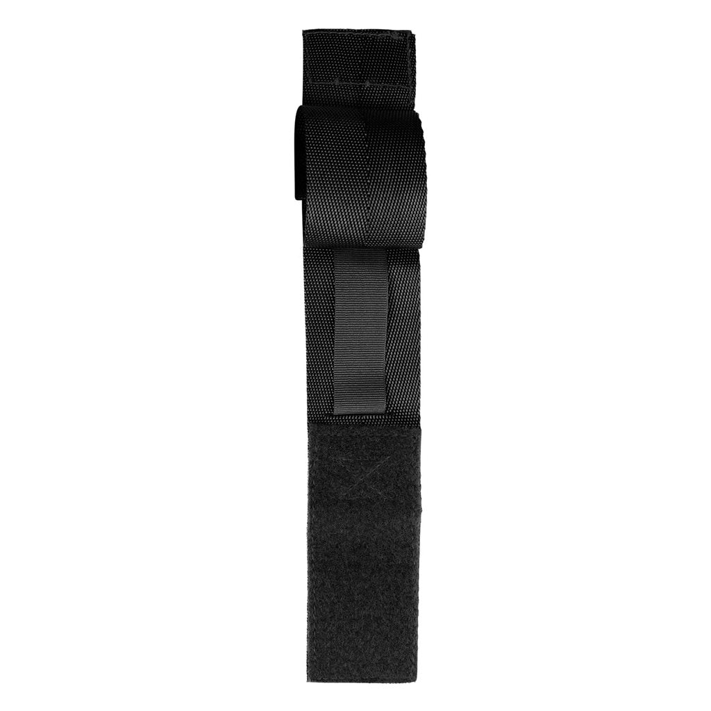 Correa para reloj COMMANDO nylon negra con funda y cierre de velcro