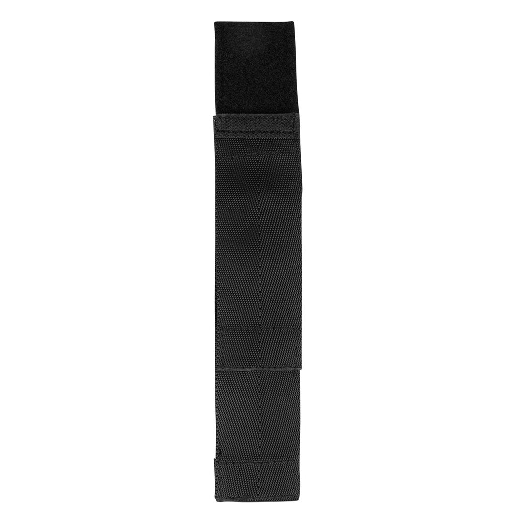 Correa para reloj COMMANDO nylon negra con funda y cierre de velcro