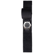 Correa para reloj COMMANDO nylon negra con funda y cierre de velcro