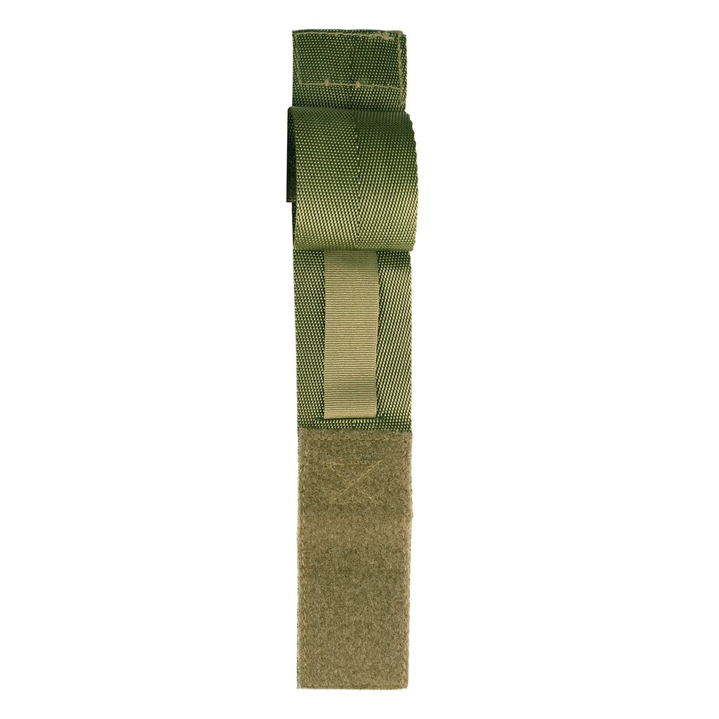 Correa para reloj COMMANDO nylon negra con funda y cierre de velcro