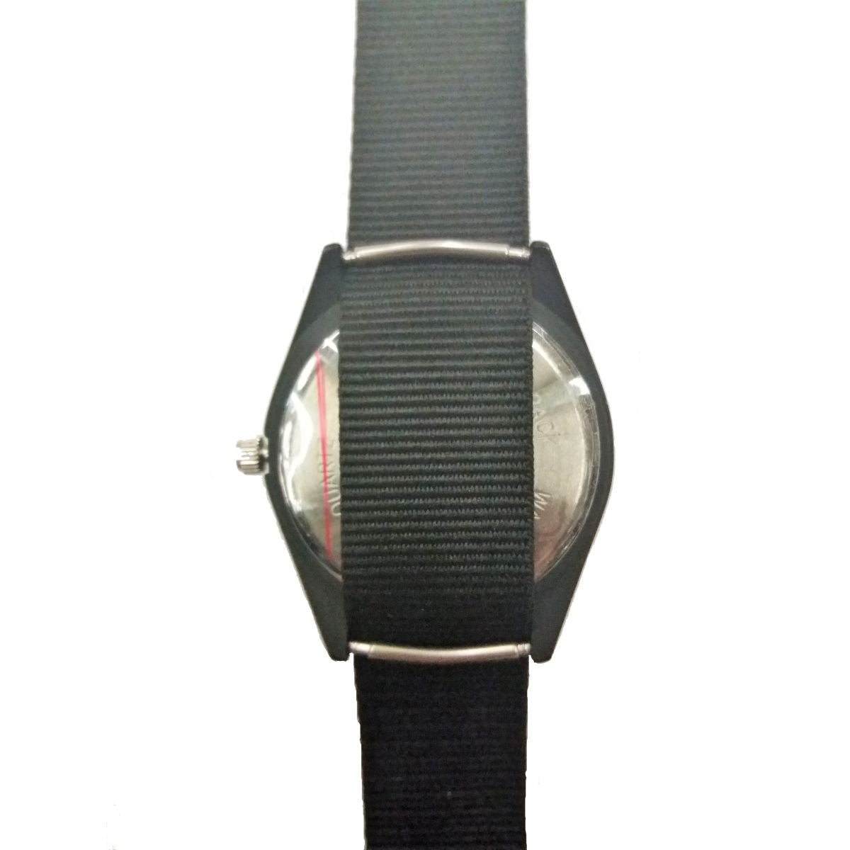 Reloj FIELD negro estilo militar con esfera negra y números verdes