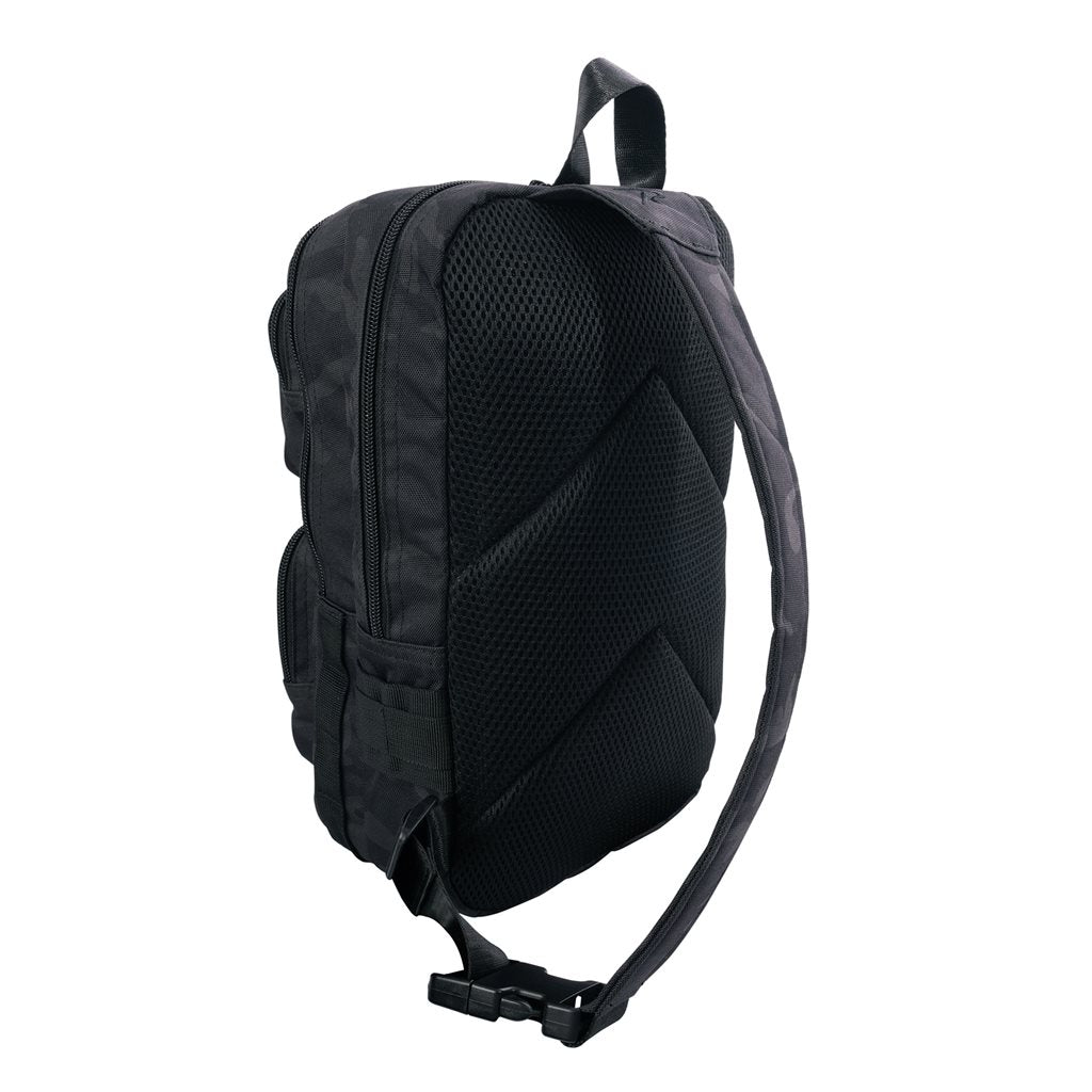 Mochila bandolera TACTICAL TRAVELER en poliéster 600D con revestimiento PVC
